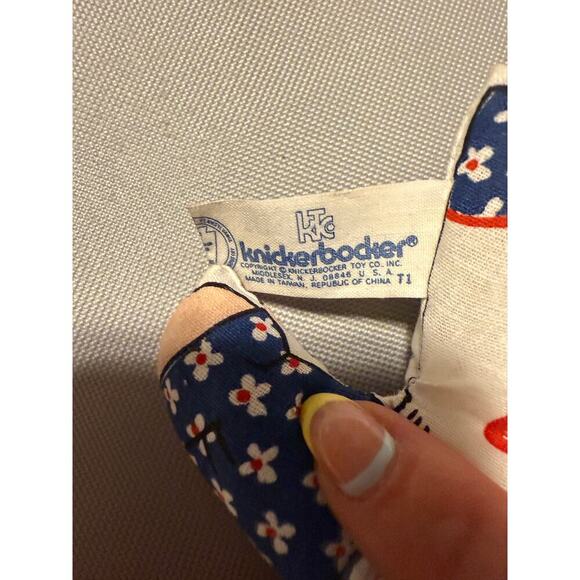 Raggedy Ann Knickerbocker Mini Beanie Doll Vintage 6” - Picture 5 of 5